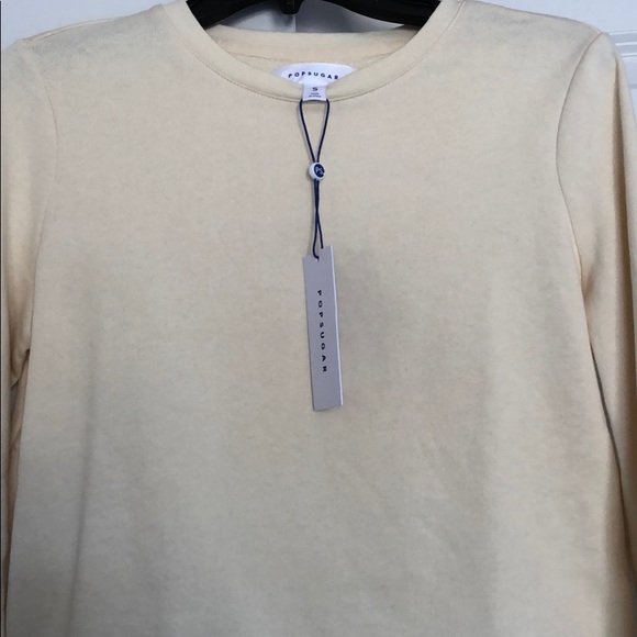 💋WOMEN’S POPSUGAR ANGORA STYLE GROMMET SWEATSHIRT - Picture 3 of 8